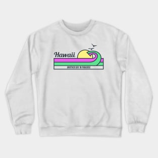 hawaiian waves Crewneck Sweatshirt